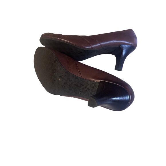 Naturalizer brown leather pumps heels size 7M - Picture 6 of 6
